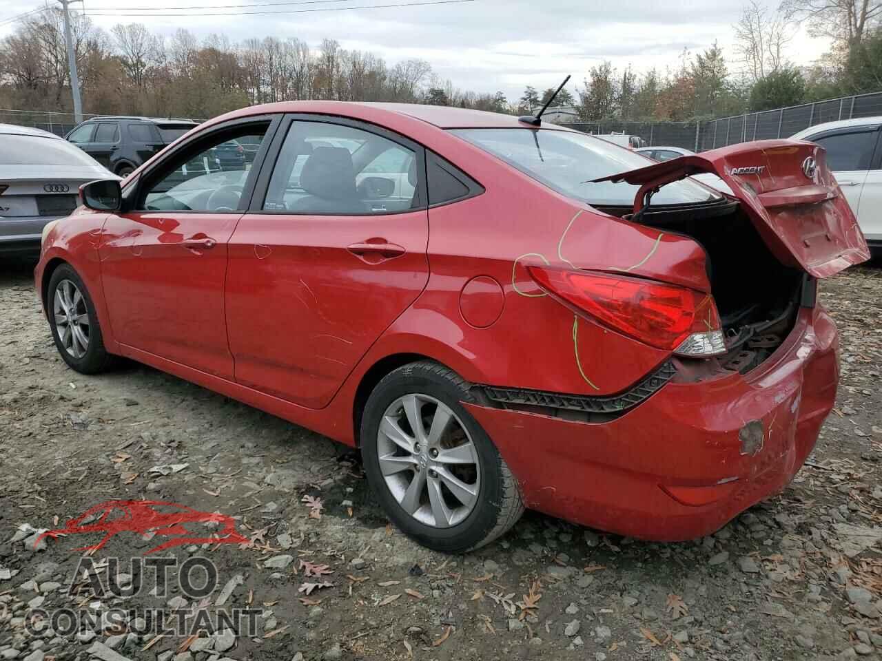 HYUNDAI ACCENT 2013 - KMHCU4AE0DU489495