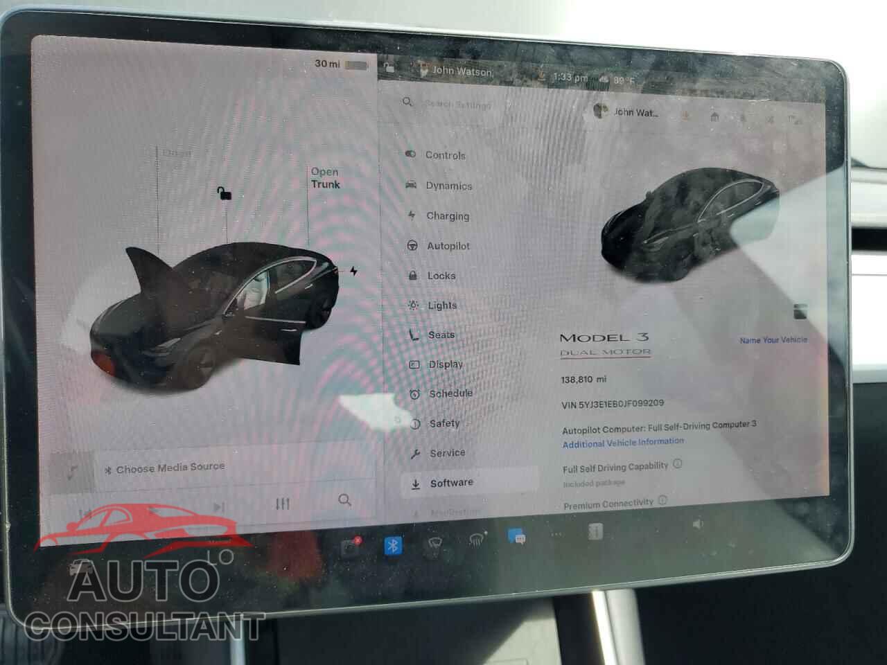 TESLA MODEL 3 2018 - 5YJ3E1EB0JF099209