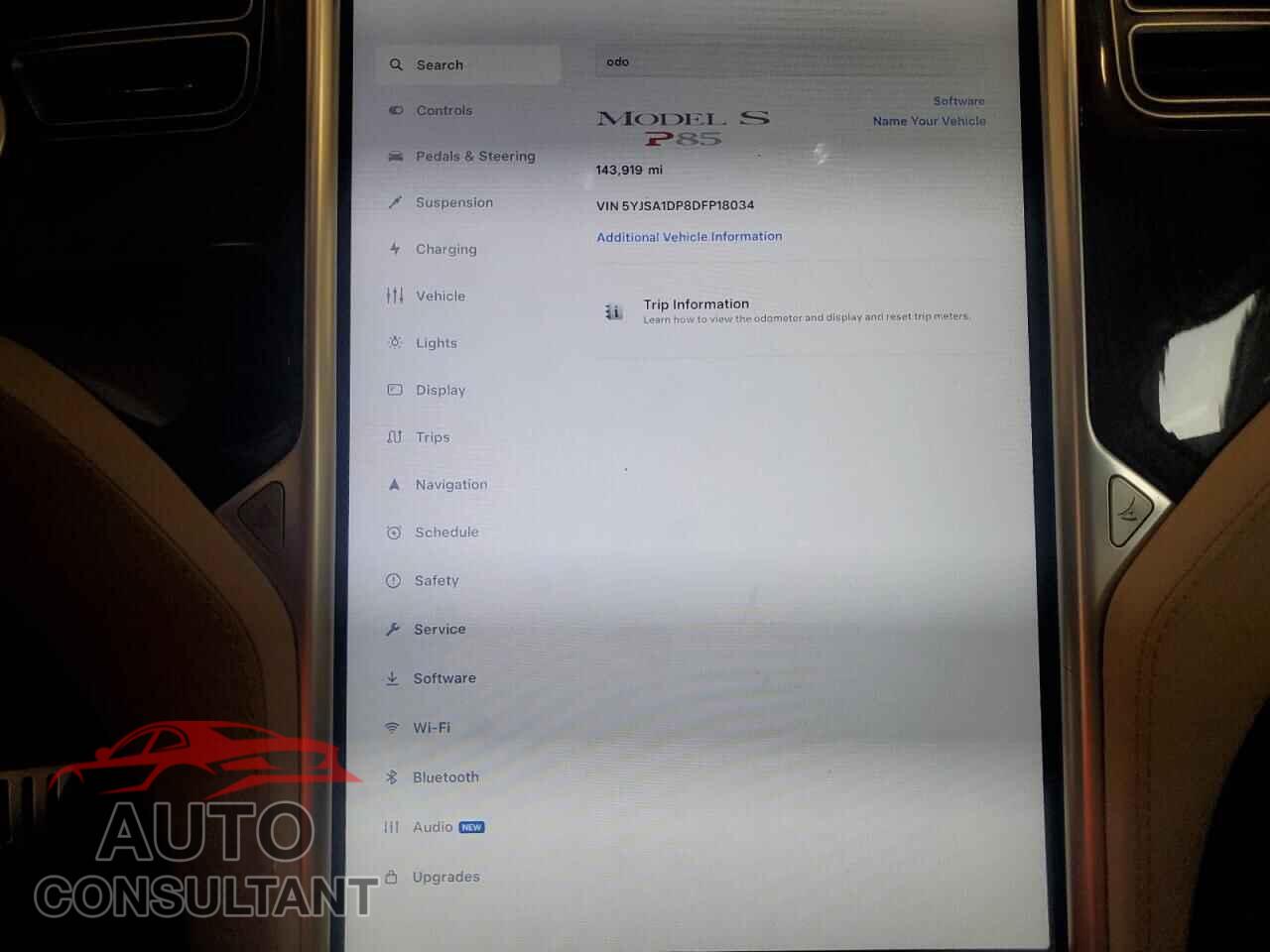 TESLA MODEL S 2013 - 5YJSA1DP8DFP18034