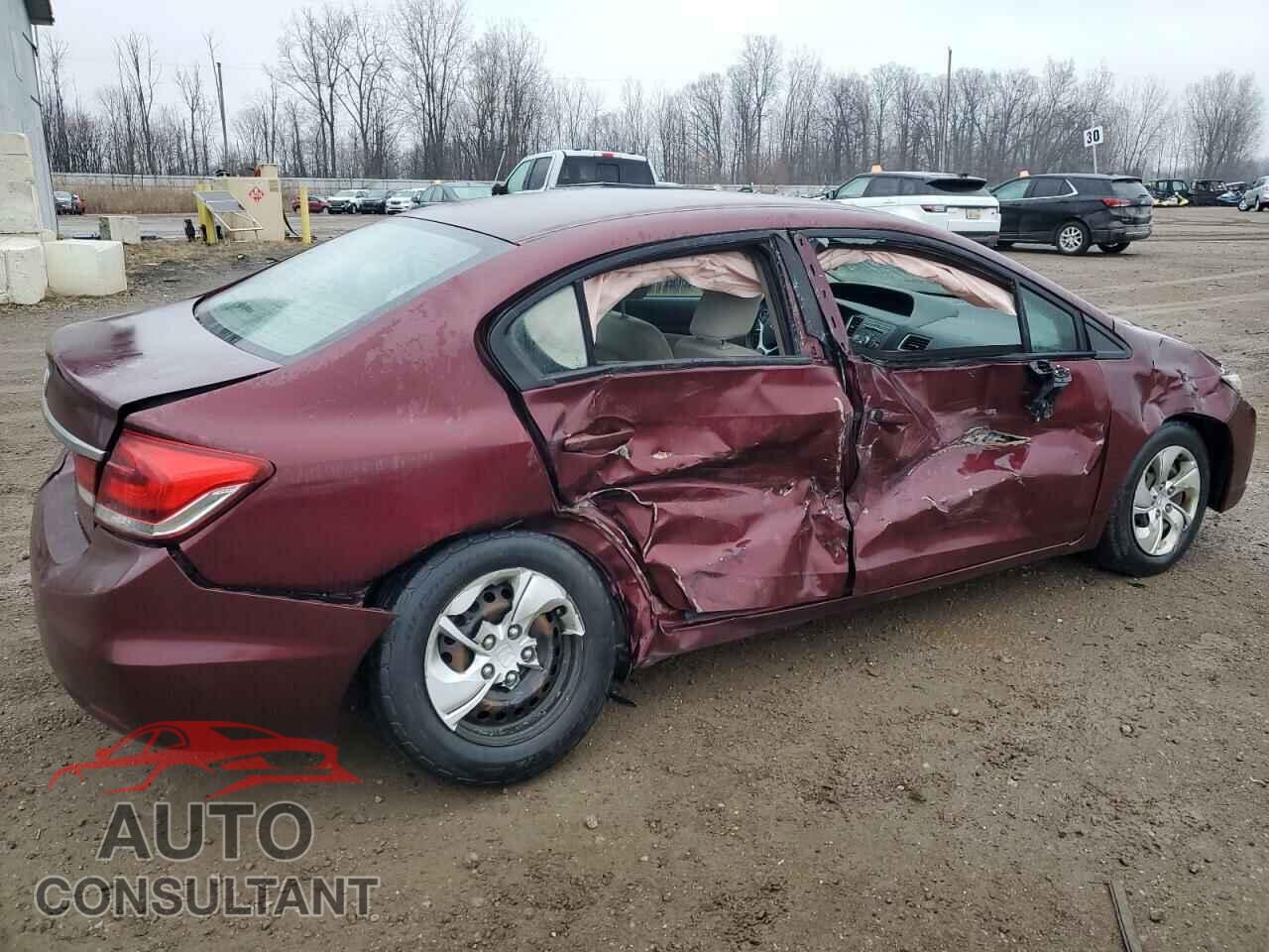 HONDA CIVIC 2014 - 2HGFB2F59EH537604