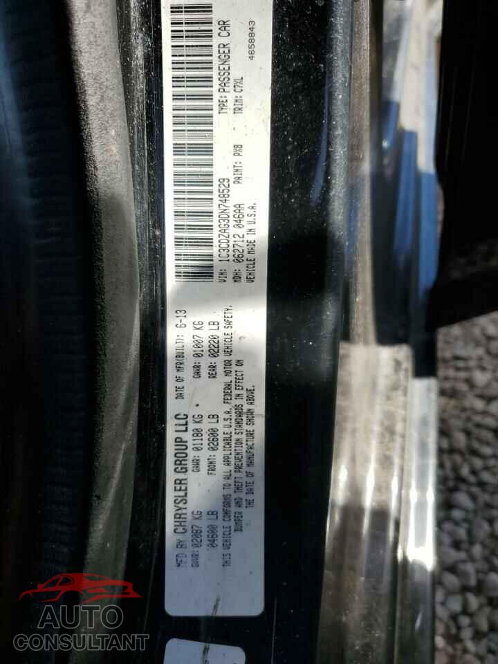 DODGE AVENGER 2013 - 1C3CDZAG3DN748529