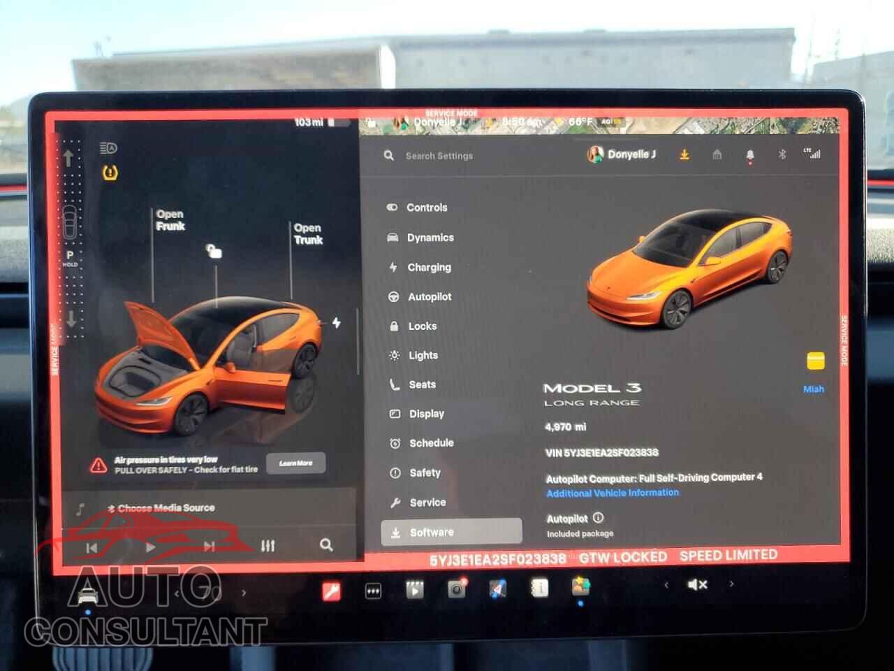 TESLA MODEL 3 2025 - 5YJ3E1EA2SF023838