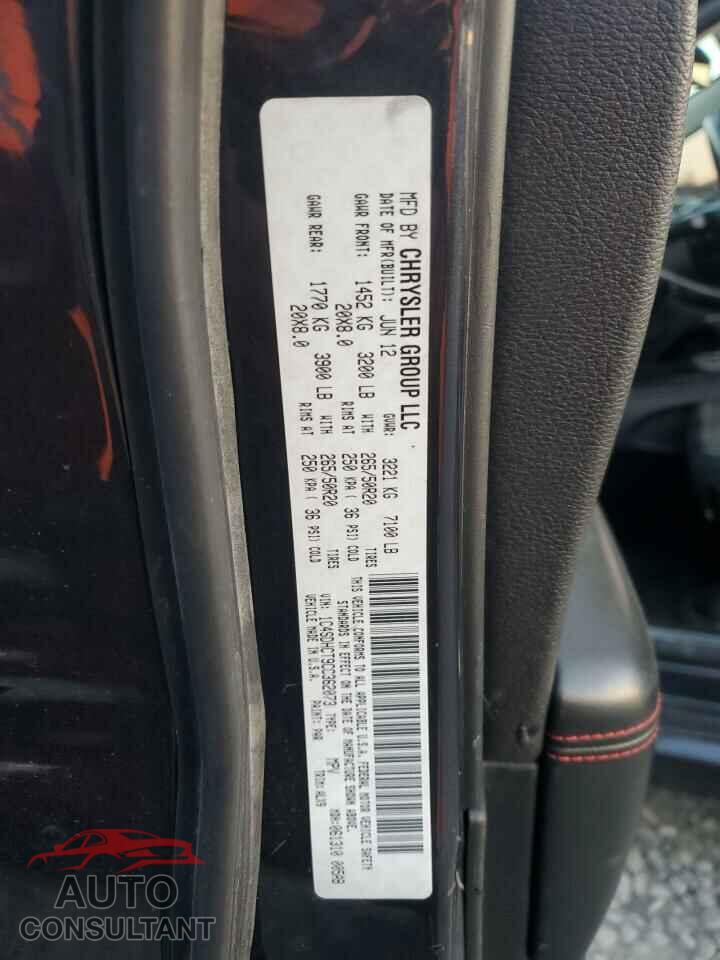 DODGE DURANGO 2012 - 1C4SDHCT9CC362073