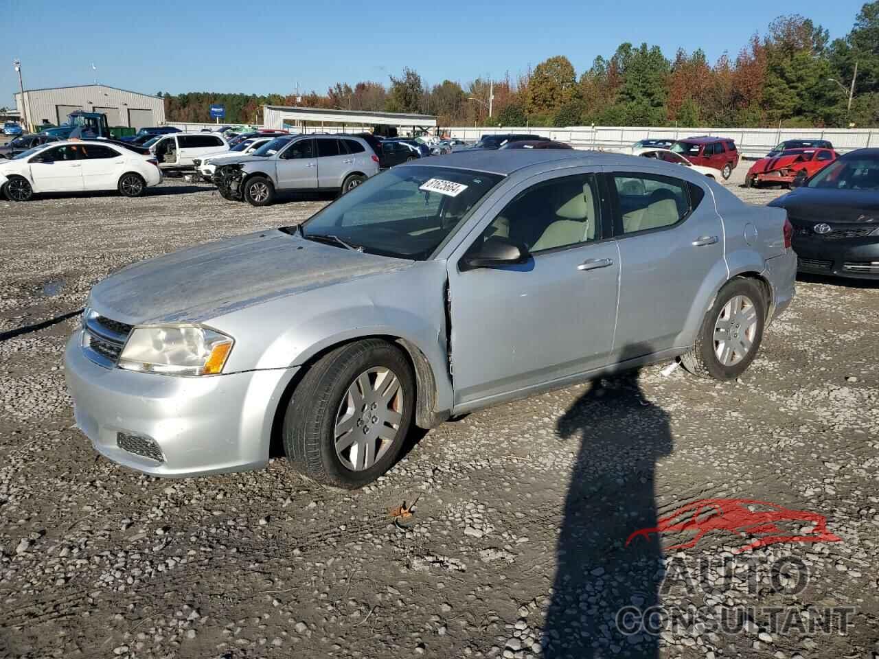 DODGE AVENGER 2012 - 1C3CDZAB1CN103140