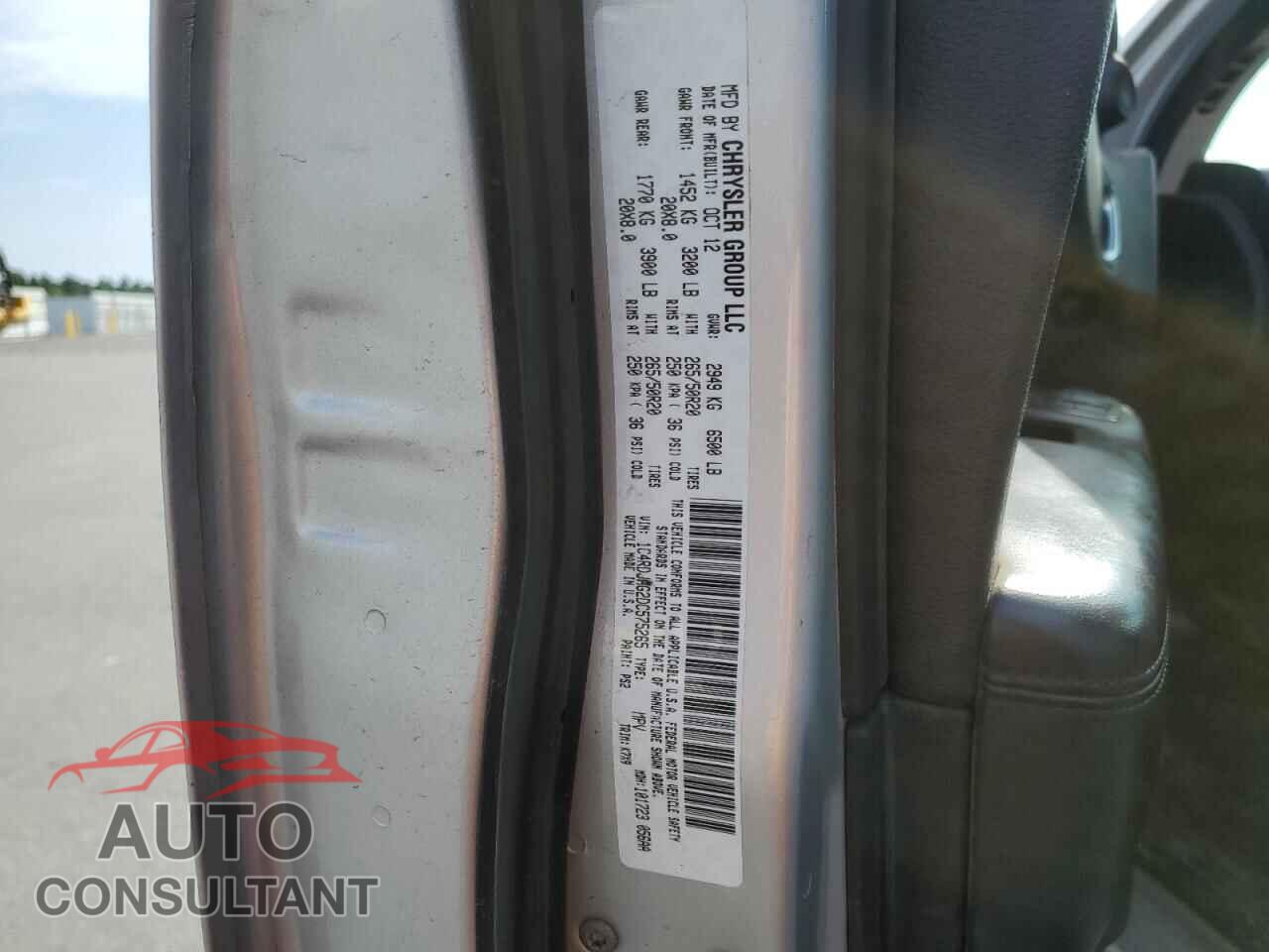 DODGE DURANGO 2013 - 1C4RDJAG2DC575265