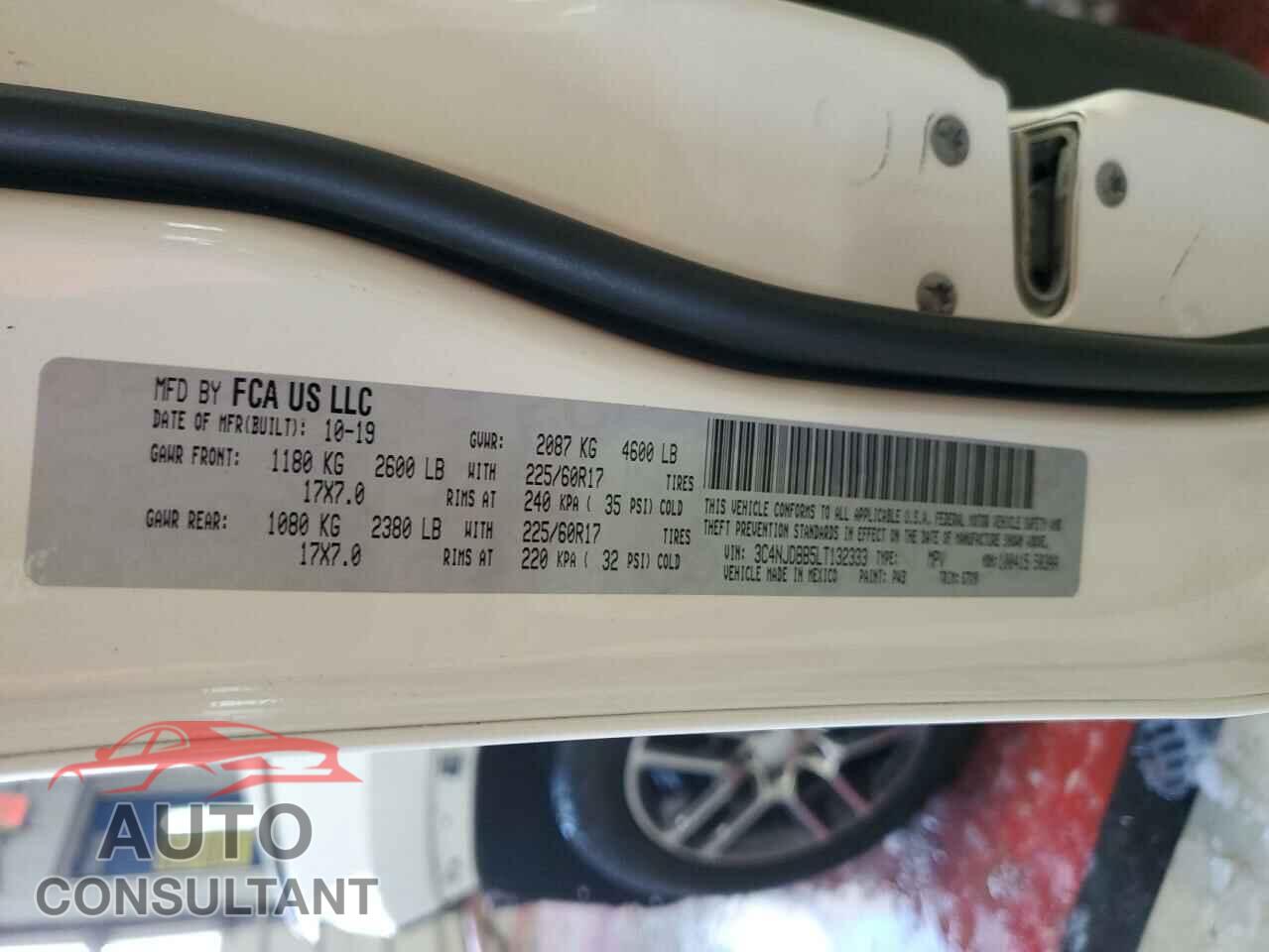 JEEP COMPASS 2020 - 3C4NJDBB5LT132333