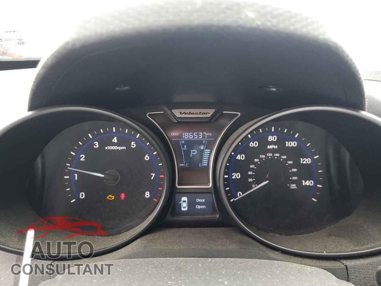 HYUNDAI VELOSTER 2013 - KMHTC6AE2DU098377