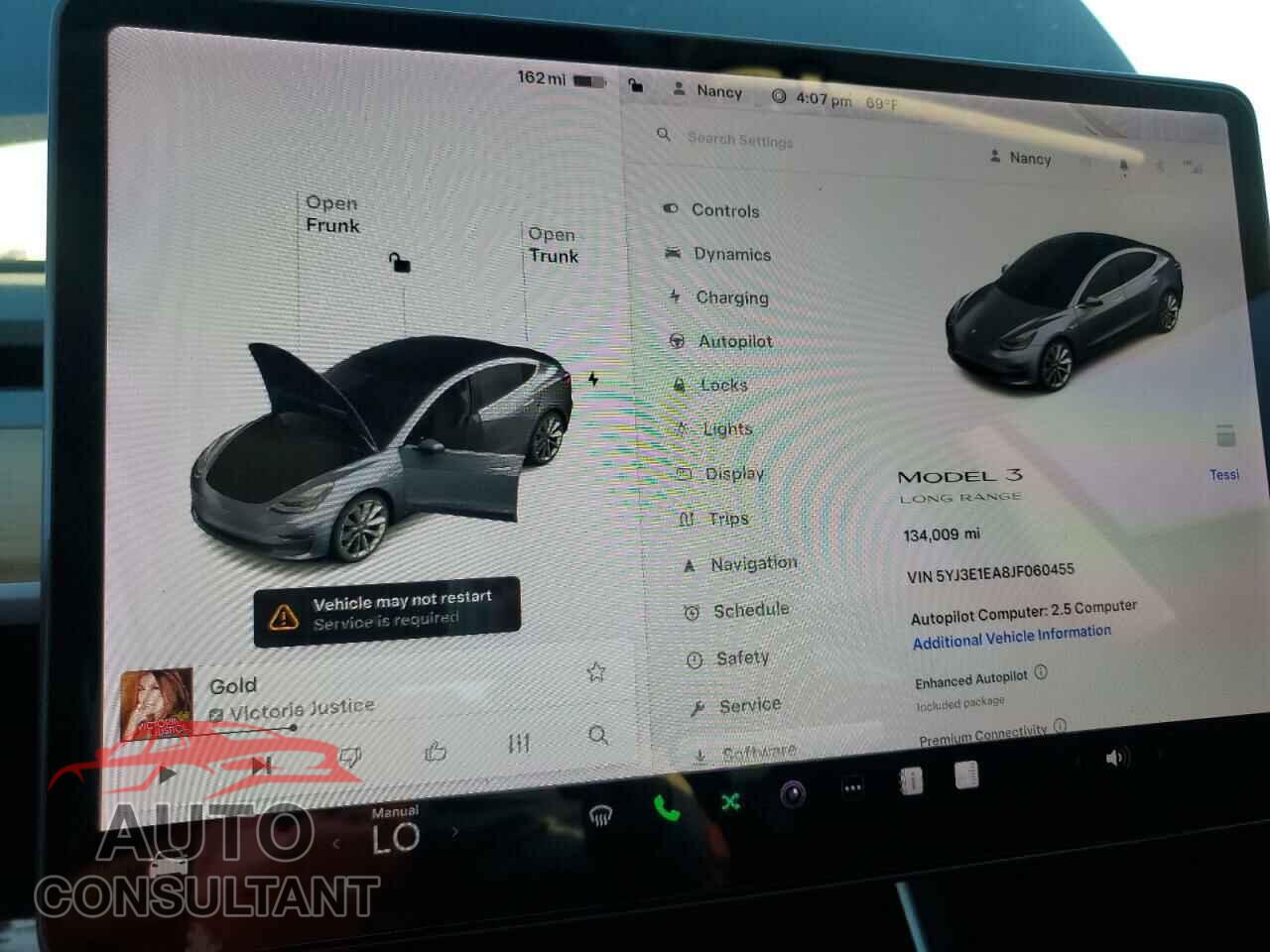 TESLA MODEL 3 2018 - 5YJ3E1EA8JF060455