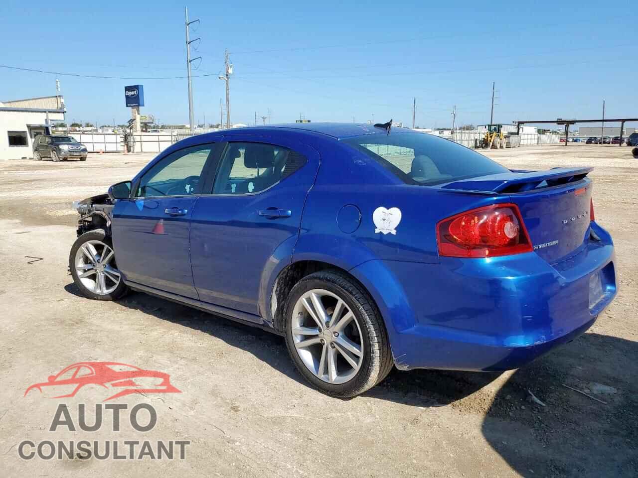 DODGE AVENGER 2012 - 1C3CDZCB9CN207372
