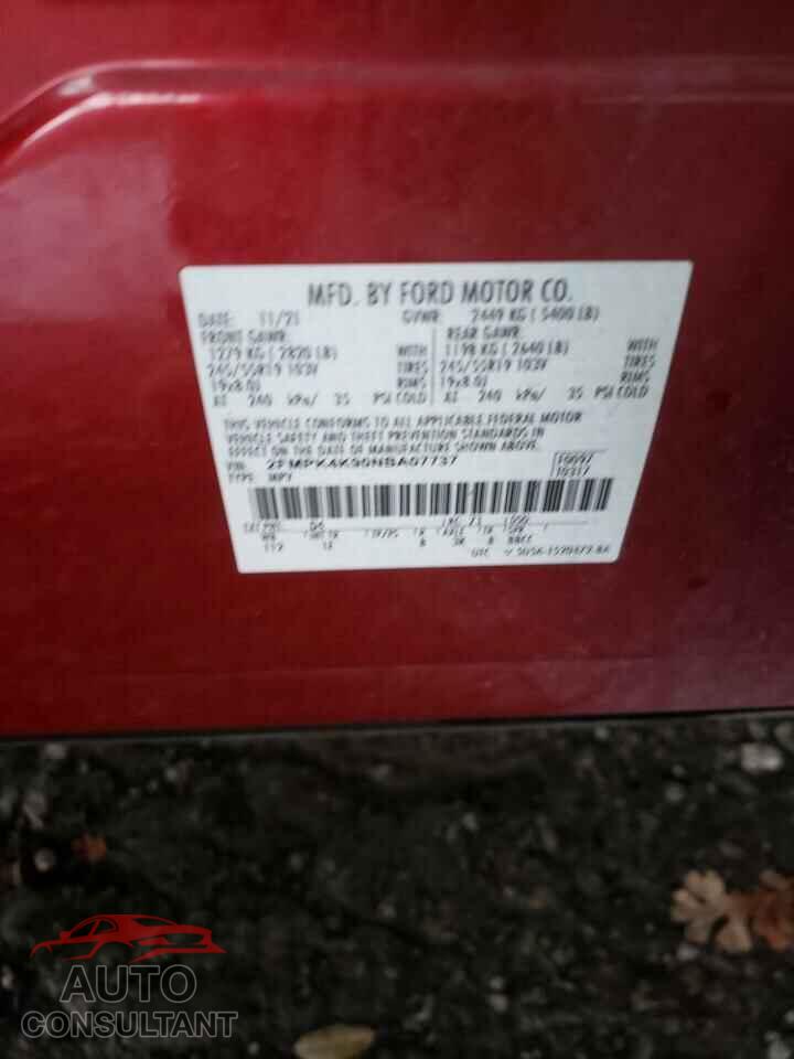FORD EDGE 2022 - 2FMPK4K90NBA07737