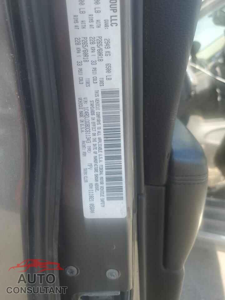 DODGE DURANGO 2013 - 1C4RDJDG8DC611343