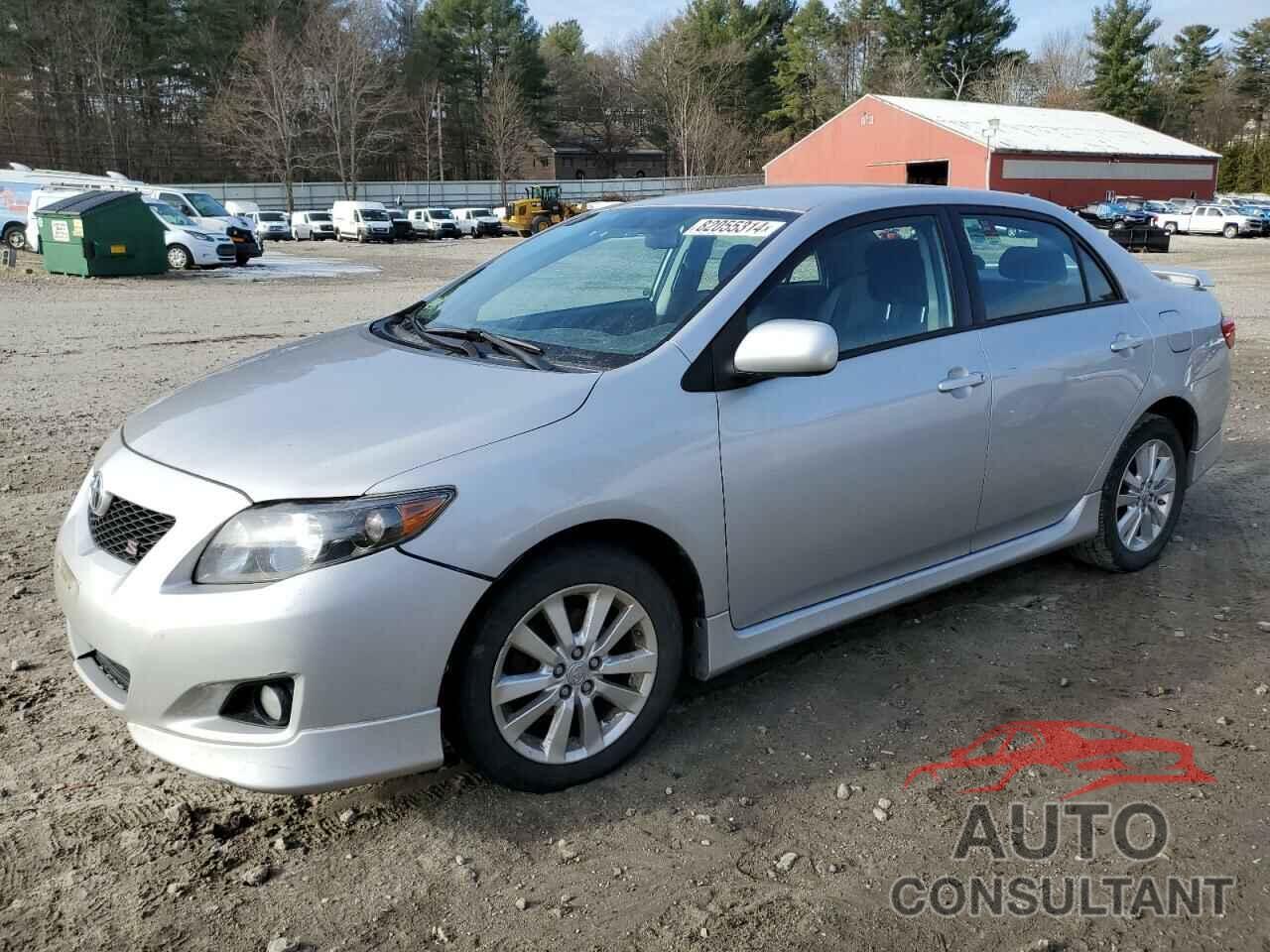 TOYOTA COROLLA 2009 - 2T1BU40E29C013187