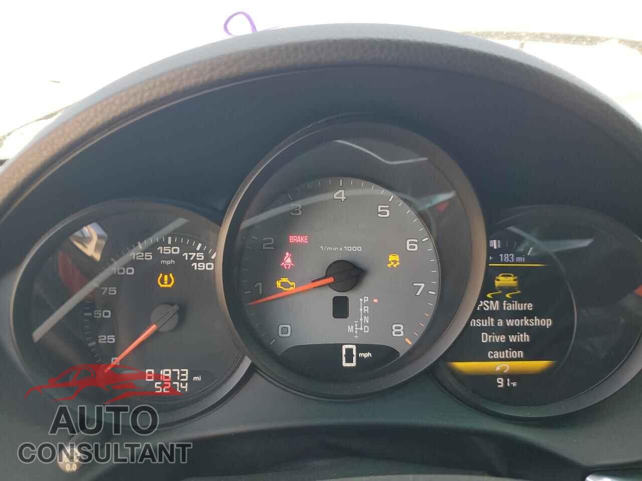 PORSCHE BOXSTER 2017 - WP0CB2A81HS241394