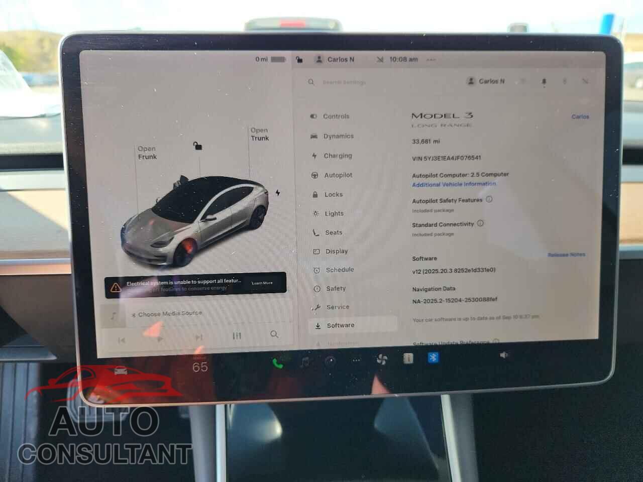 TESLA MODEL 3 2018 - 5YJ3E1EA4JF076541
