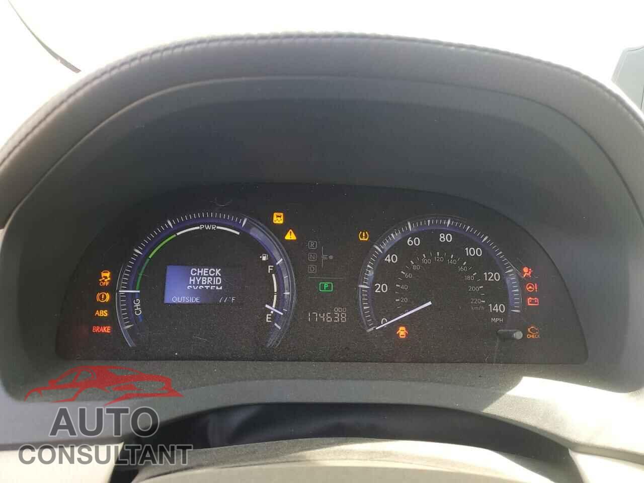 LEXUS HS 2010 - JTHBB1BA0A2020297