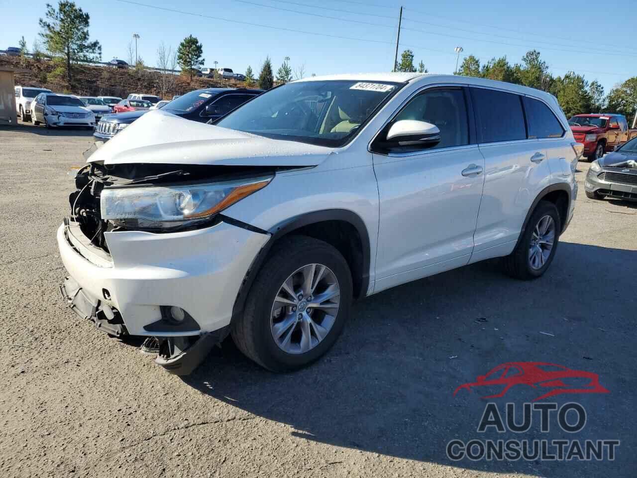 TOYOTA HIGHLANDER 2015 - 5TDZKRFH6FS064813