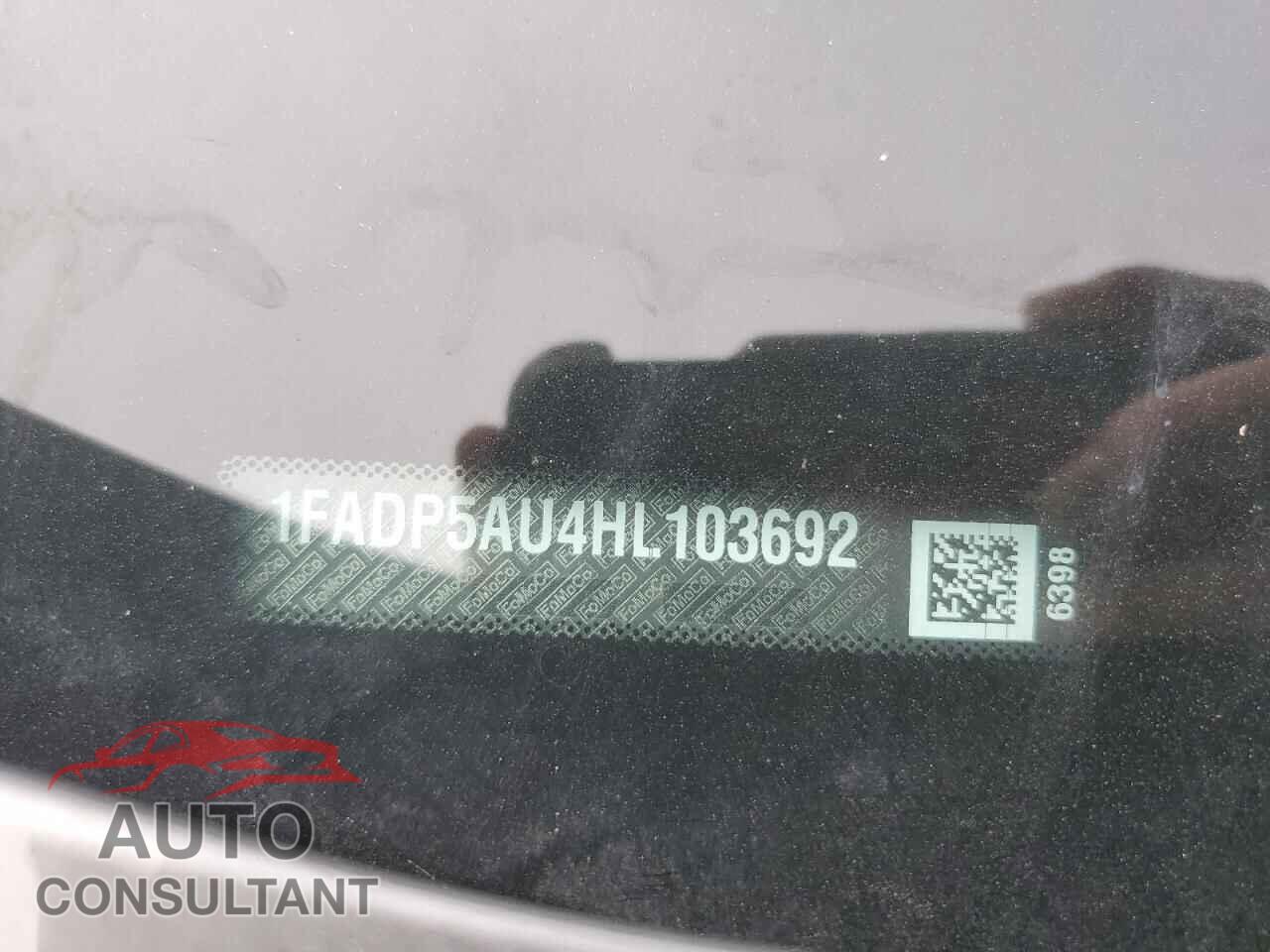 FORD CMAX 2017 - 1FADP5AU4HL103692