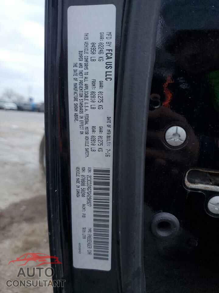 DODGE CHALLENGER 2016 - 2C3CDZAG7GH290927