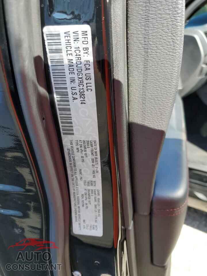 DODGE DURANGO 2024 - 1C4RDJDGXRC138214