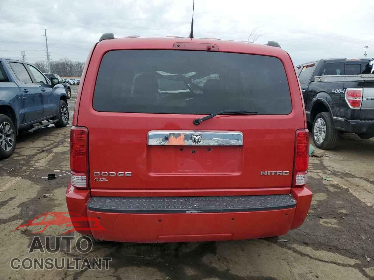 DODGE NITRO 2011 - 1D4PU7GX6BW566049