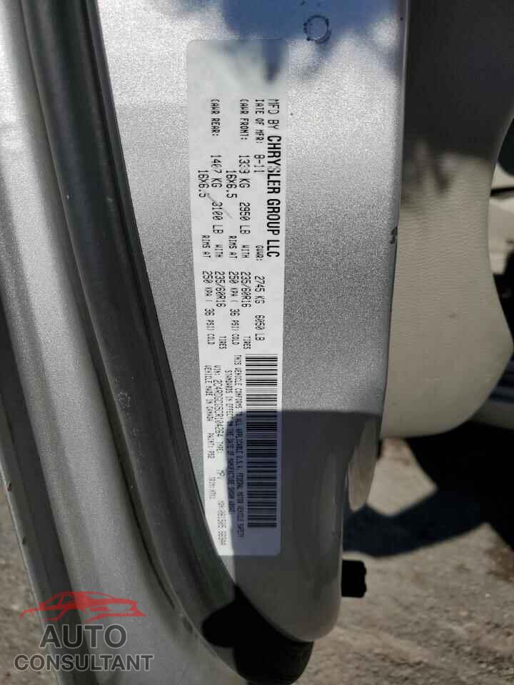 DODGE CARAVAN 2012 - 2C4RDGCG5CR104264