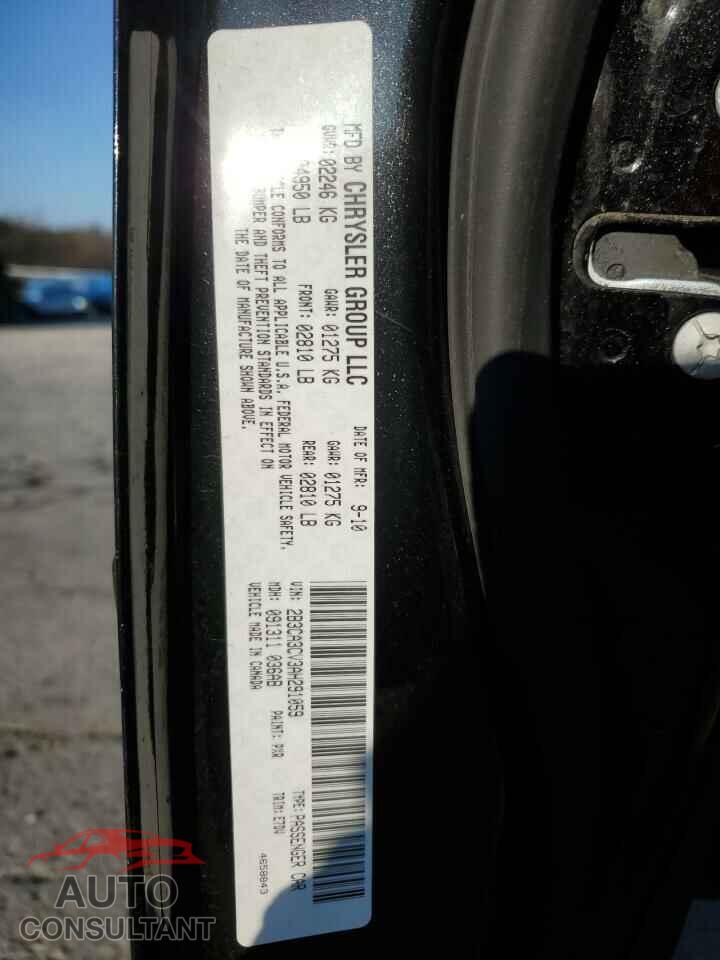 DODGE CHARGER 2010 - 2B3CA3CV3AH291059
