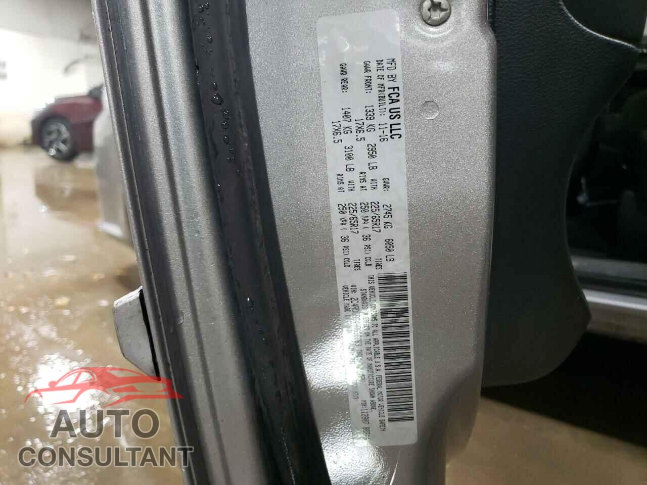 DODGE CARAVAN 2017 - 2C4RDGBG4HR636663