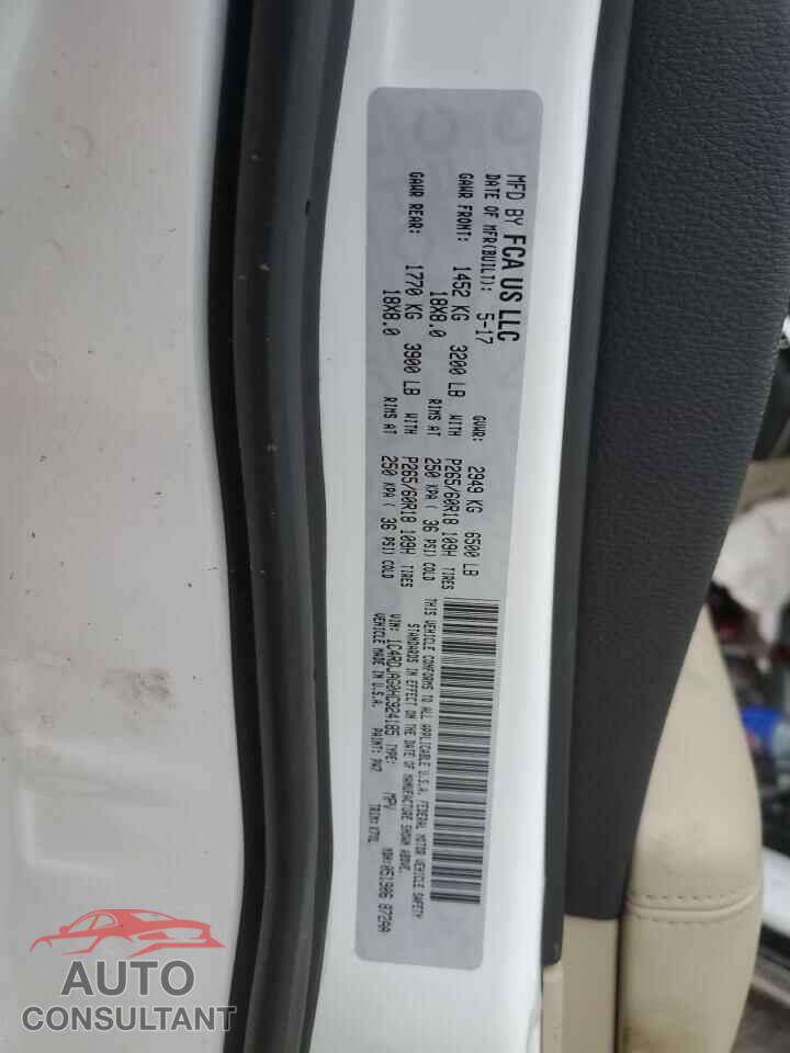 DODGE DURANGO 2017 - 1C4RDJAG0HC924185
