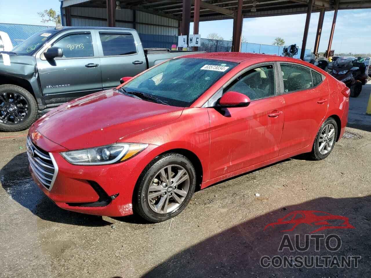 HYUNDAI ELANTRA 2017 - KMHD84LF6HU211690