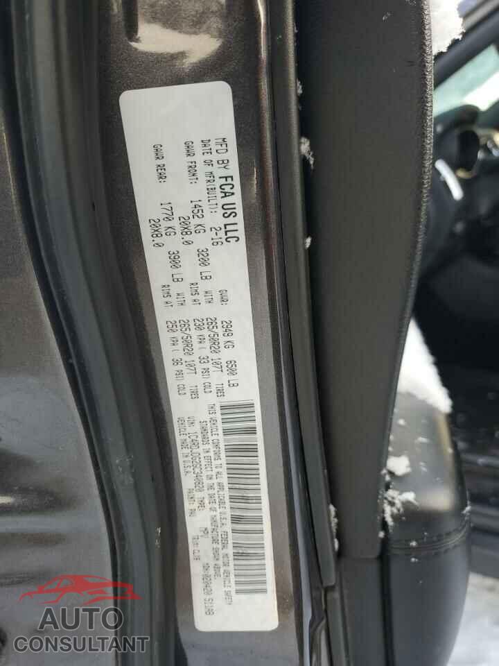DODGE DURANGO 2016 - 1C4RDJDG2GC340820