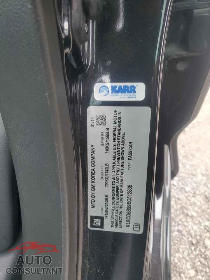 CHEVROLET SPARK 2014 - KL8CD6S99EC512838