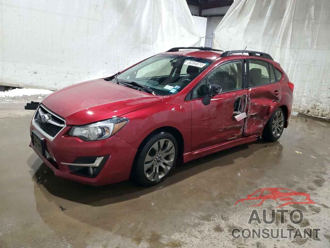 SUBARU IMPREZA 2016 - JF1GPAP65G8230922