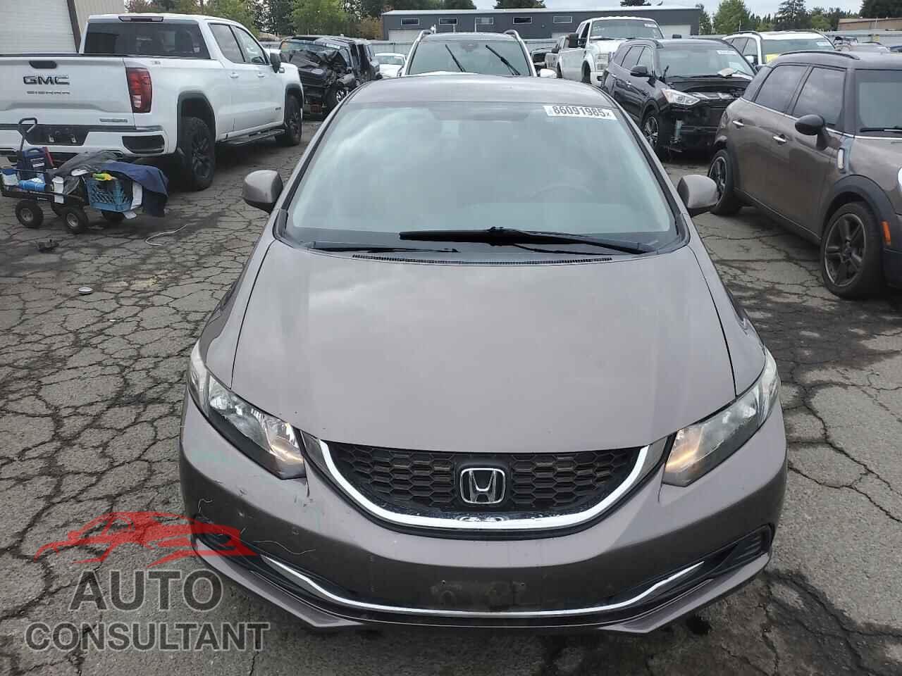 HONDA CIVIC 2013 - 19XFB2F58DE217621