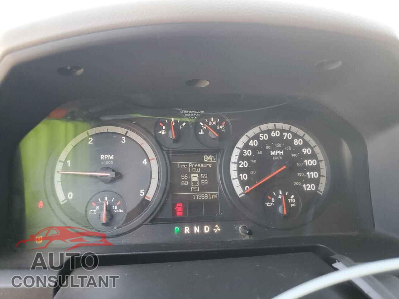 DODGE RAM 2500 2012 - 3C6UD5HL3CG309342