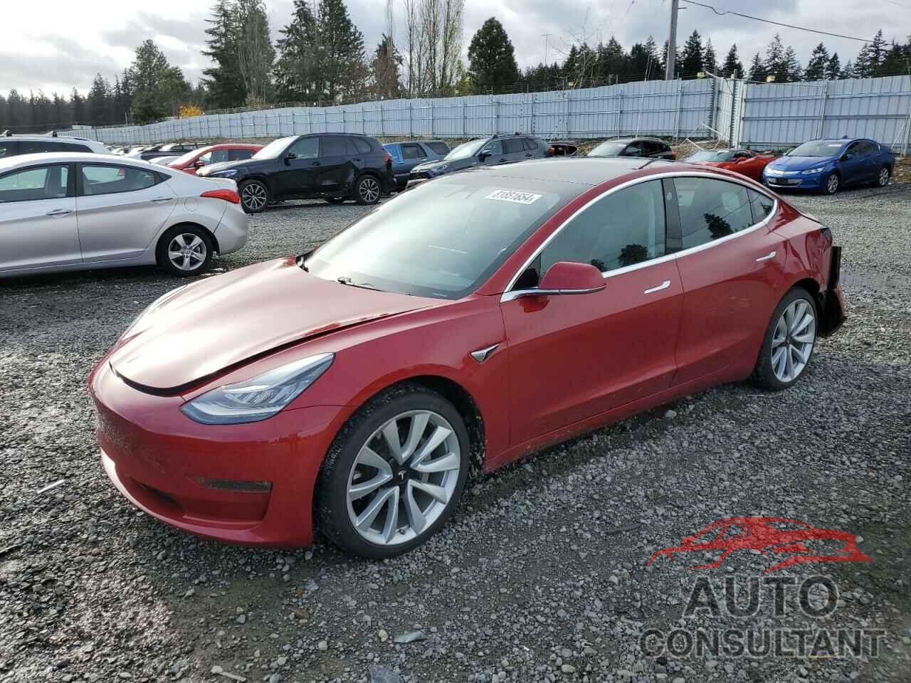 TESLA MODEL 3 2019 - 5YJ3E1EB0KF212660