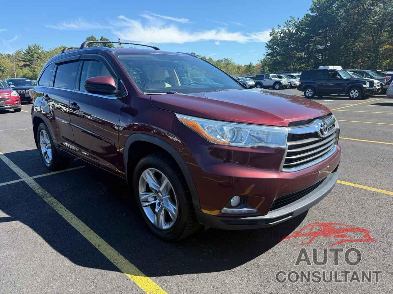 TOYOTA HIGHLANDER 2015 - 5TDDKRFH7FS108554