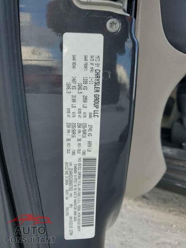 DODGE CARAVAN 2011 - 2D4RN5DG3BR657352