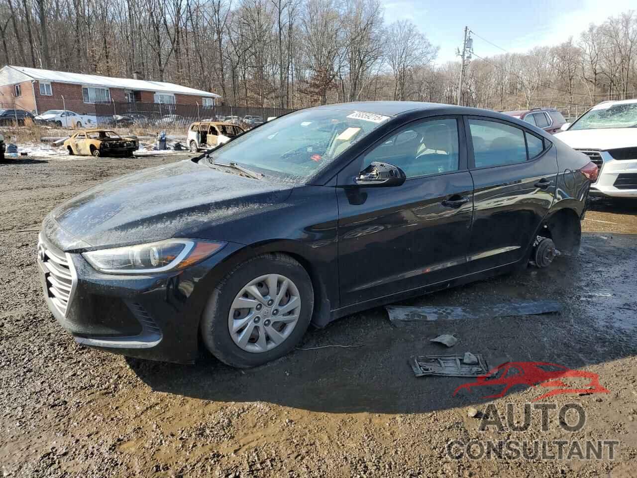 HYUNDAI ELANTRA 2017 - KMHD74LF4HU422244