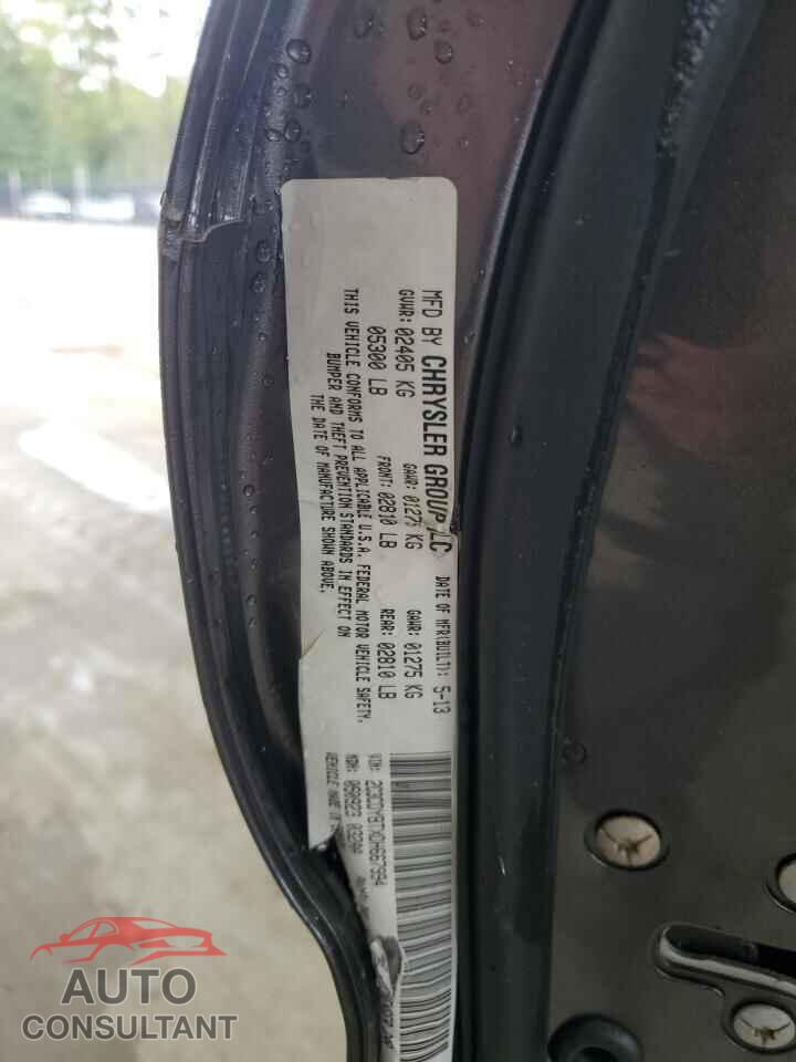 DODGE CHALLENGER 2013 - 2C3CDYBTXDH667994