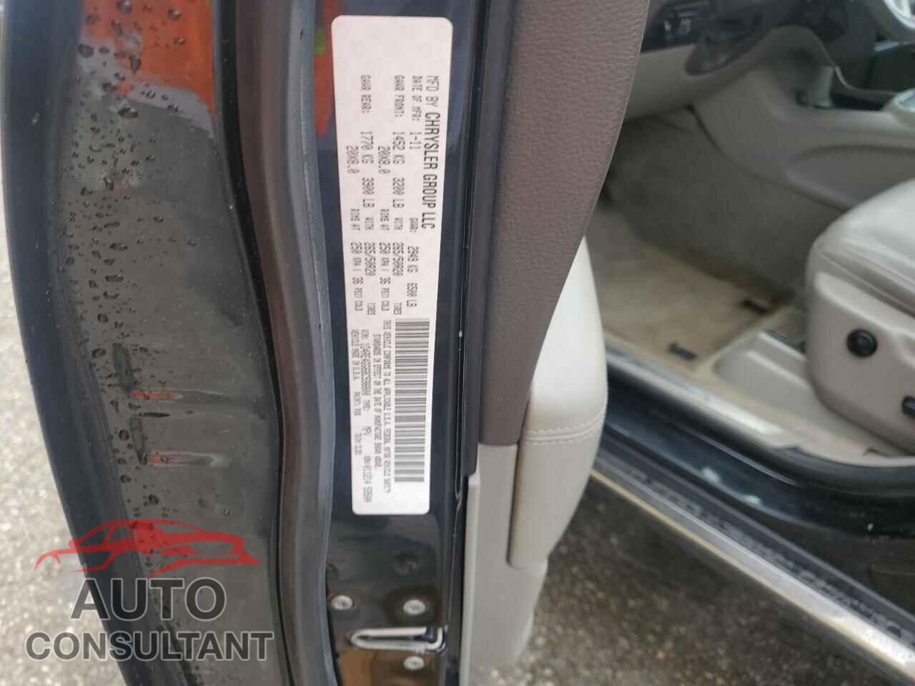 DODGE DURANGO 2011 - 1D4RE4GG6BC598800
