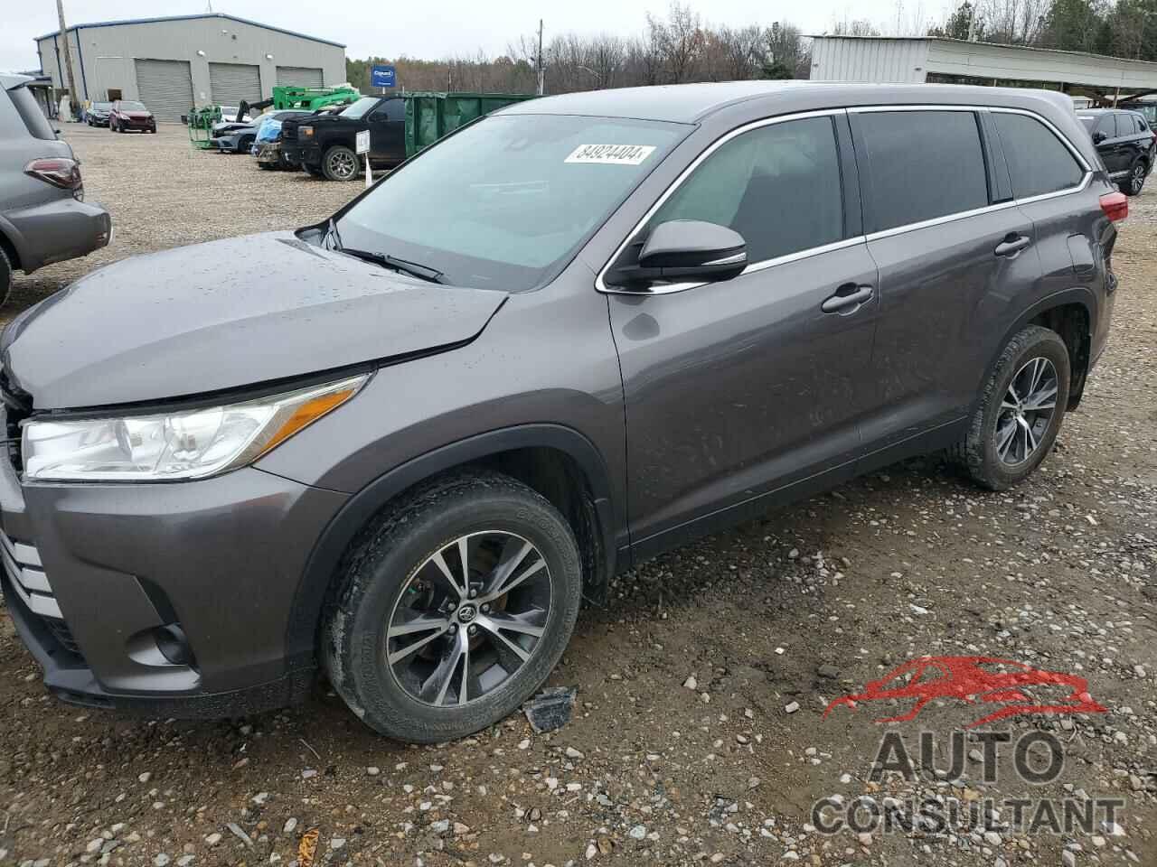 TOYOTA HIGHLANDER 2019 - 5TDZZRFH5KS302401