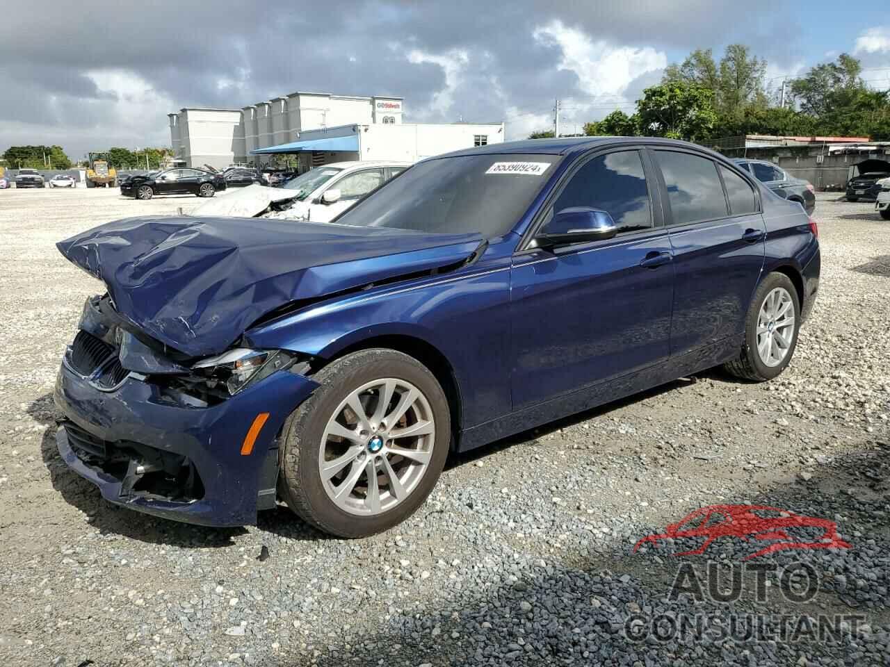 BMW 3 SERIES 2016 - WBA8E1G58GNT37666