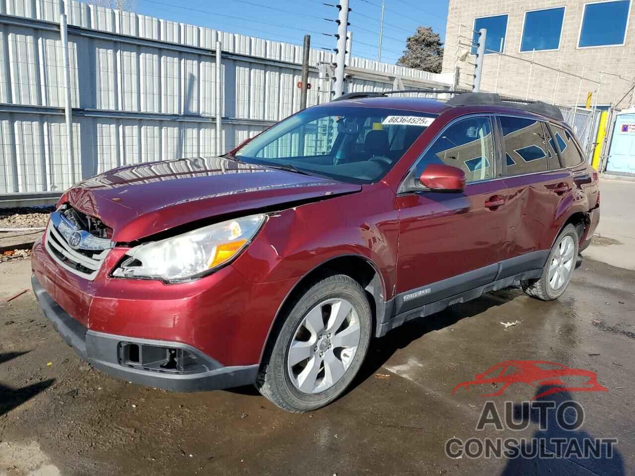 SUBARU OUTBACK 2012 - 4S4BRBCC2C1233100