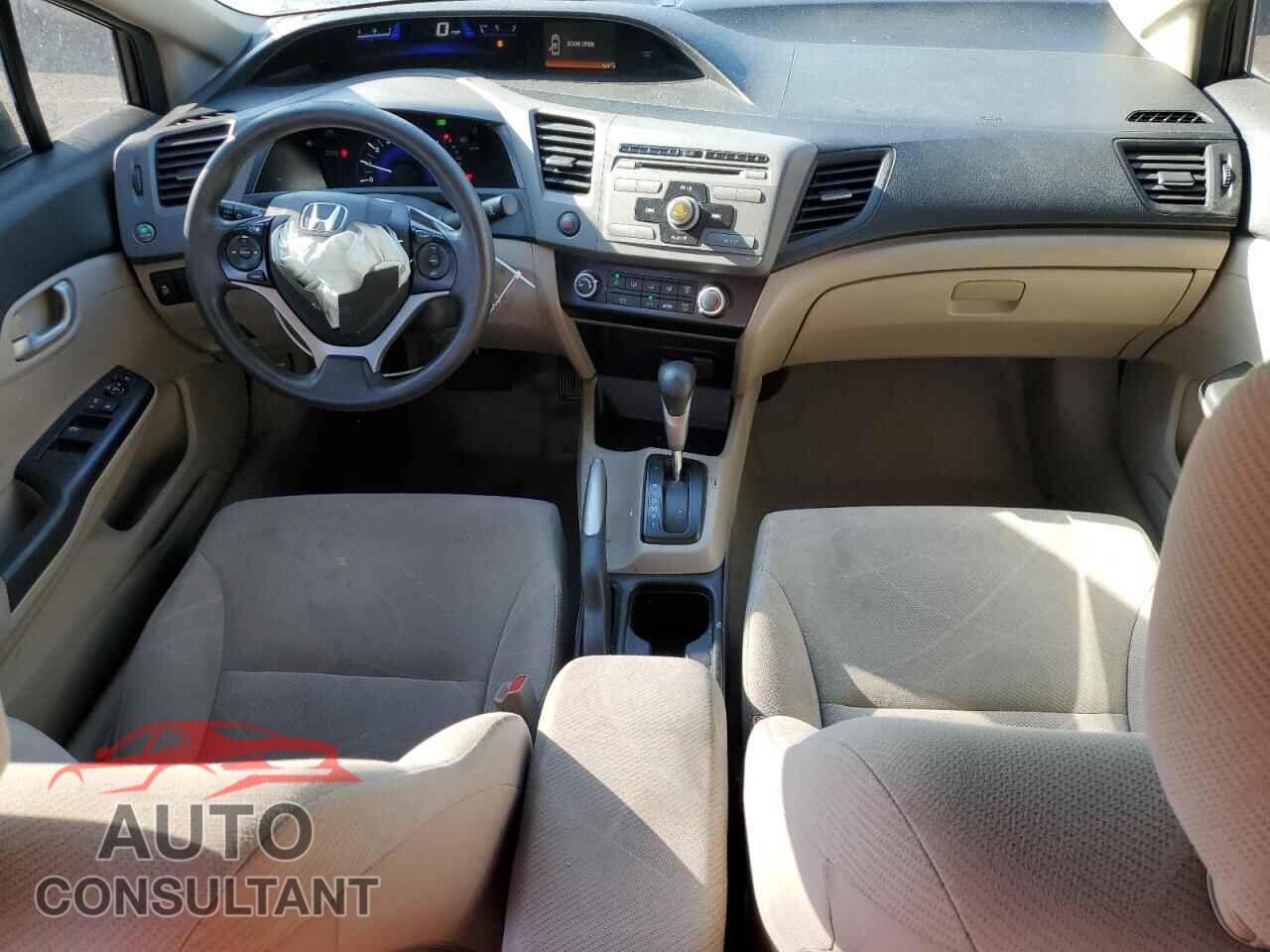 HONDA CIVIC 2012 - 19XFB2F50CE362232