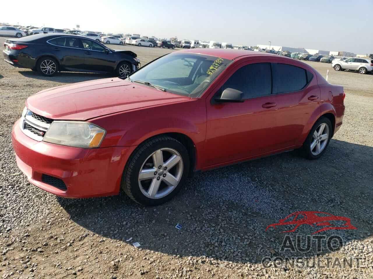 DODGE AVENGER 2013 - 1C3CDZAB9DN664686