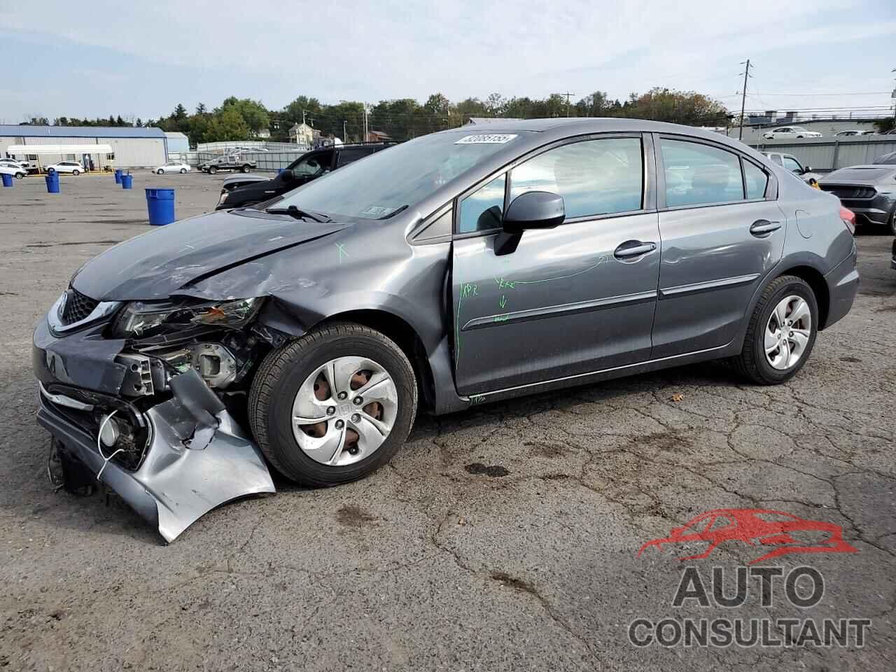 HONDA CIVIC 2013 - 19XFB2F50DE250144