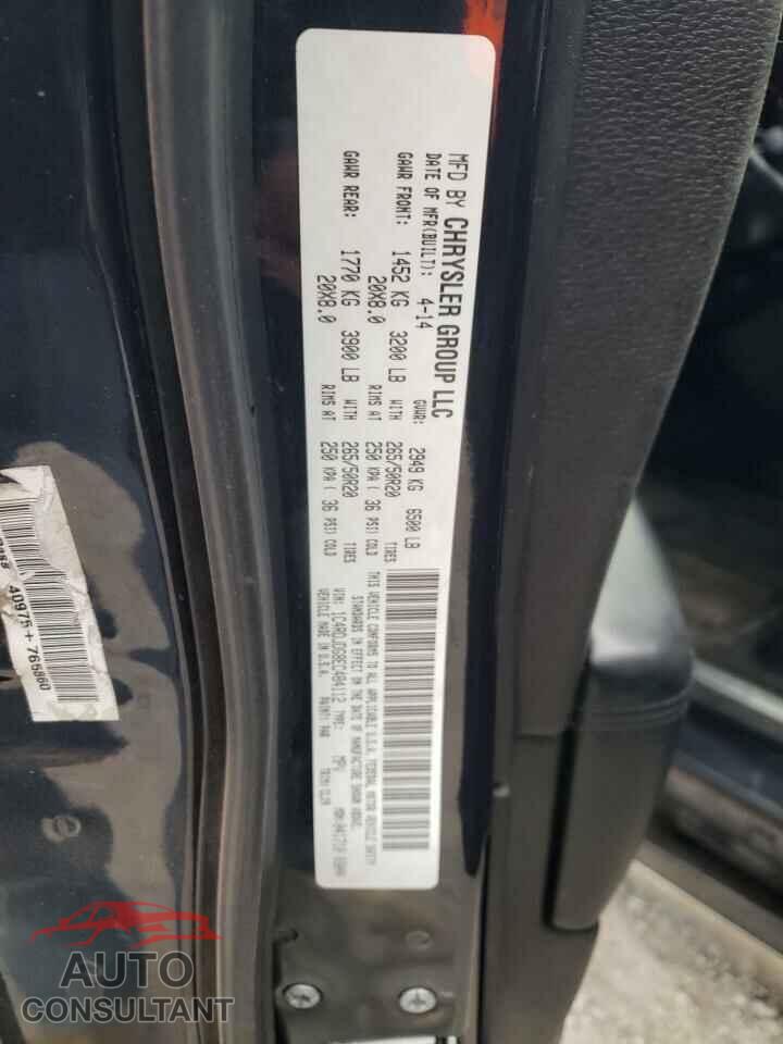 DODGE DURANGO 2014 - 1C4RDJDG8EC484112
