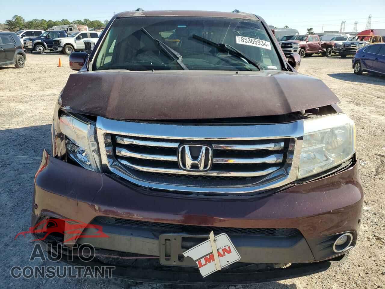 HONDA PILOT 2013 - 5FNYF4H99DB072575