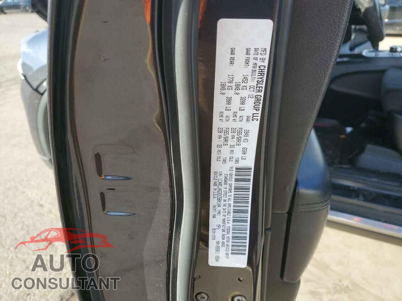 DODGE DURANGO 2013 - 1C4RDJAG3DC580104