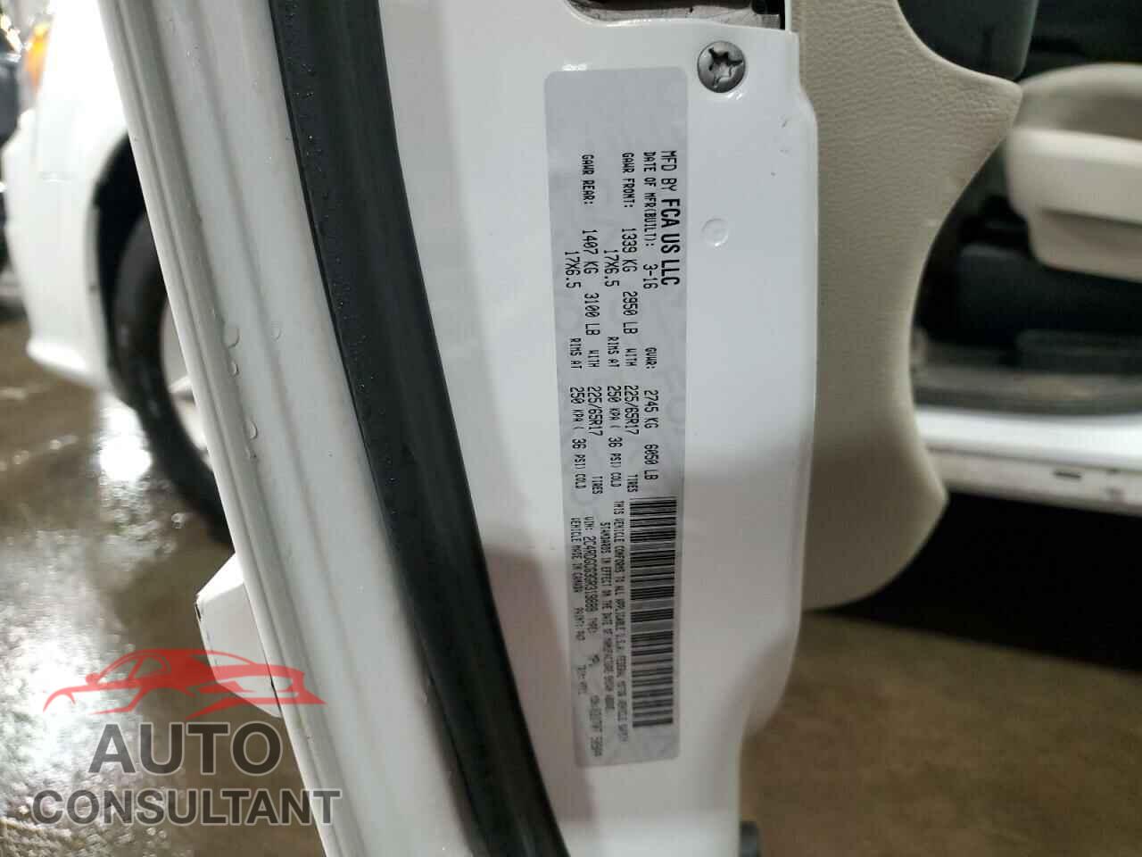 DODGE CARAVAN 2016 - 2C4RDGCG3GR319888